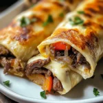 Delicious Keto Philly Cheesesteak Roll Ups