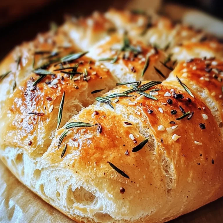 Easy Roasted Garlic Rosemary Artisan Bread – The Best Homemade Loaf