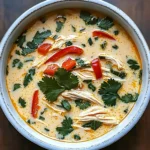 Easy Thai Coconut Chicken Soup