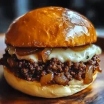 French Onion Beef Sloppy Joes