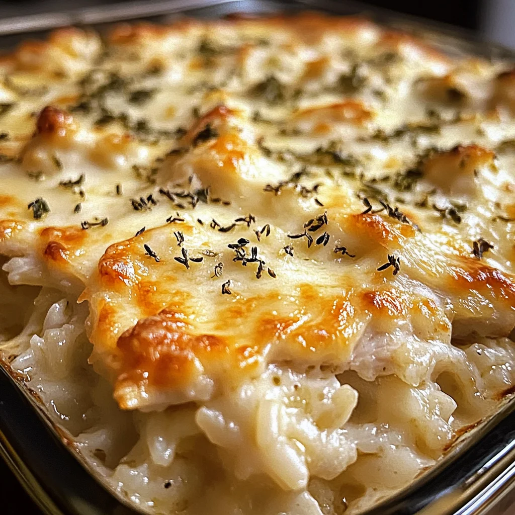 Garlic Butter Chicken and Rice Casserole 30 Minutes Easy Delicious