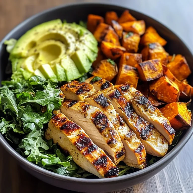 Grilled Chicken & Sweet Potato Bowl