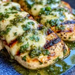 Grilled Salsa Verde Pepper Jack Chicken
