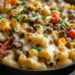 High-Protein Creamy Philly Cheesesteak Mac & Cheese