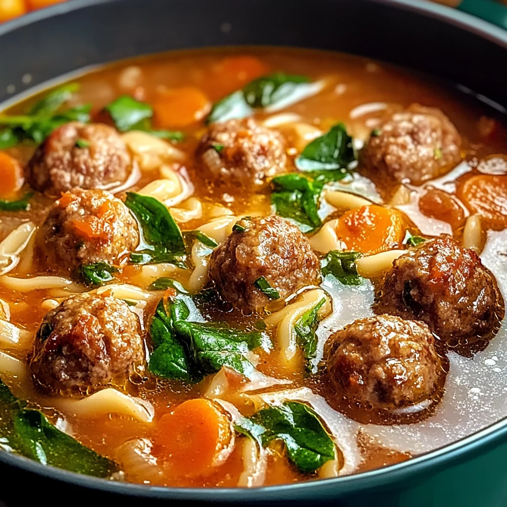Italian Meatball Soup: Comfort in a Bowl