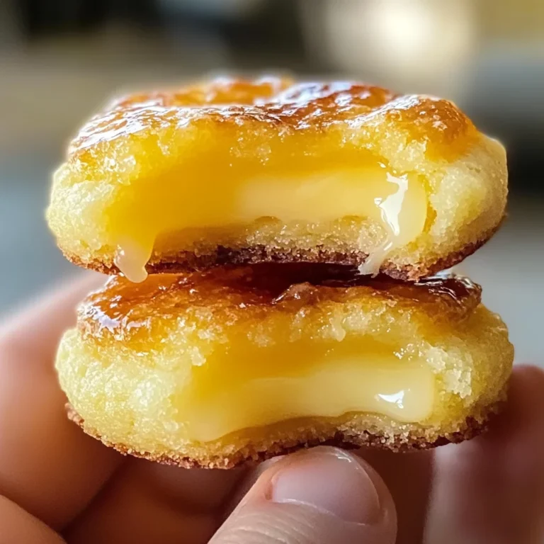 Lemon Curd Crème Brûlée Cookies - Tangy & Sweet Treat