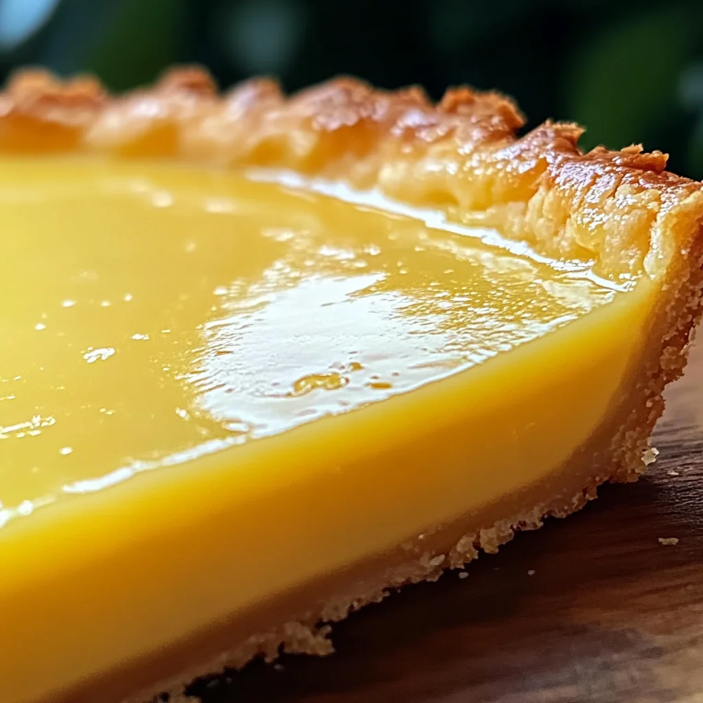 Lemon Custard Tart