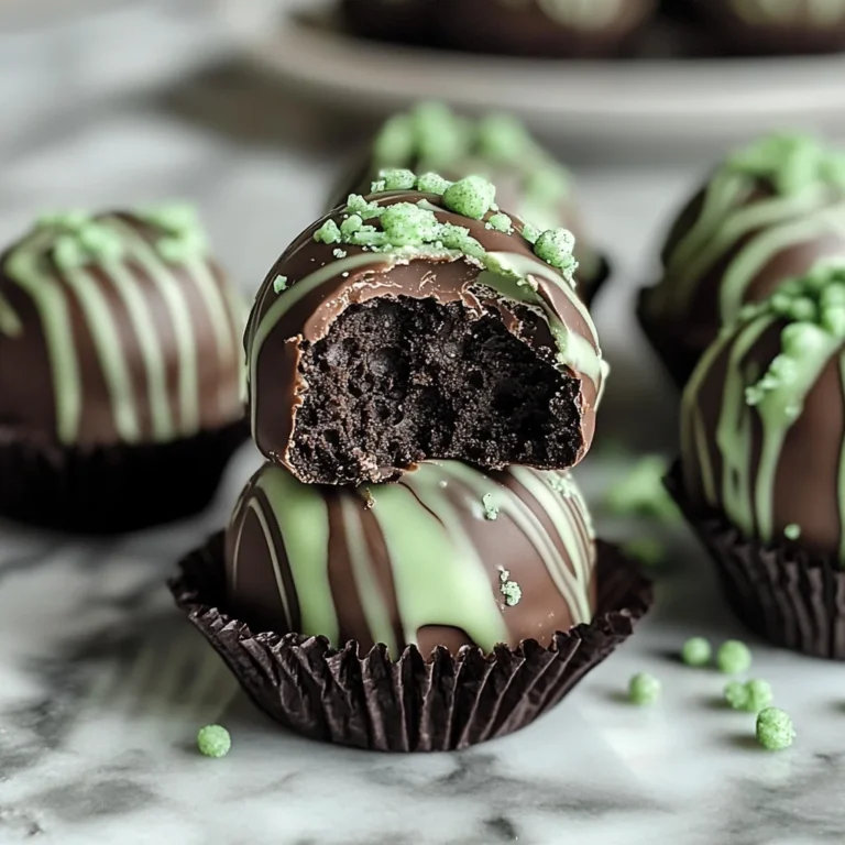 Mint Oreo Truffles