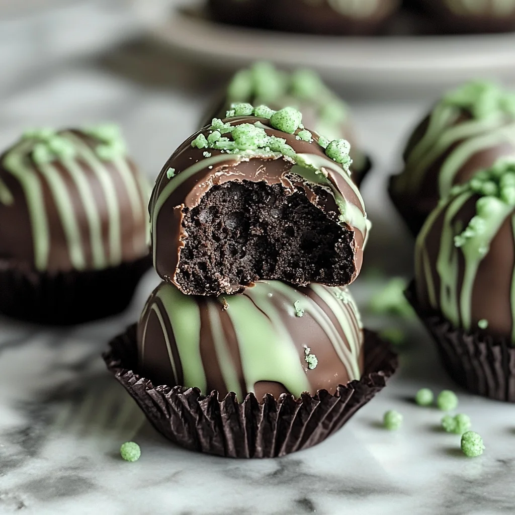 Mint Oreo Truffles