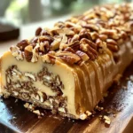 Nana’s 3-Ingredient Pecan Log