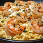 One Pan Parmesan Orzo with Shrimp