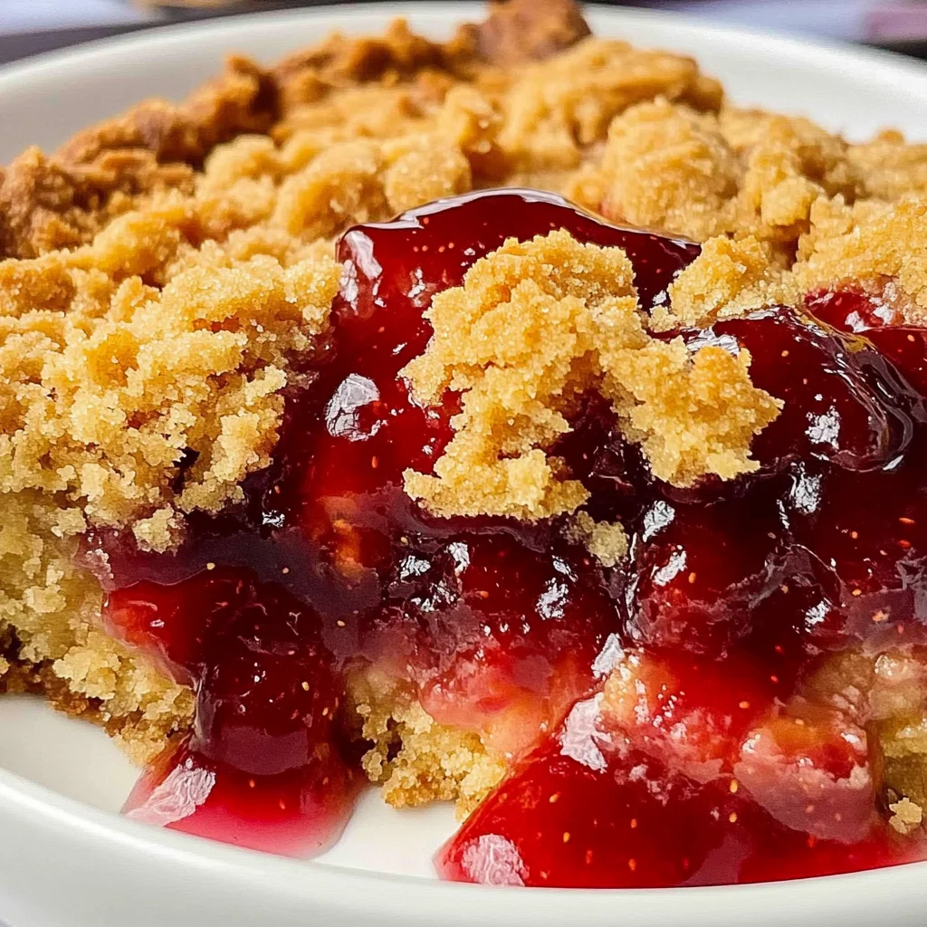 Peanut Butter and Jelly Cobbler