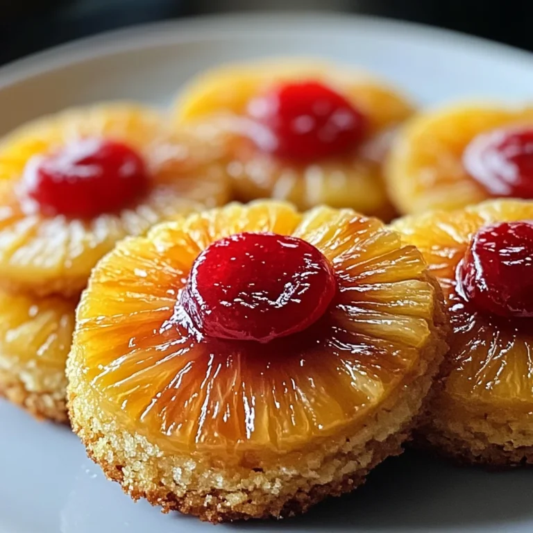 Pineapple Upside-Down Cookies: A Fun Twist on a Classic Dessert