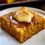 Pumpkin Cornbread with Cinnamon Honey Butter