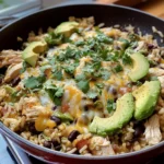 Salsa Verde Chicken & Rice Skillet