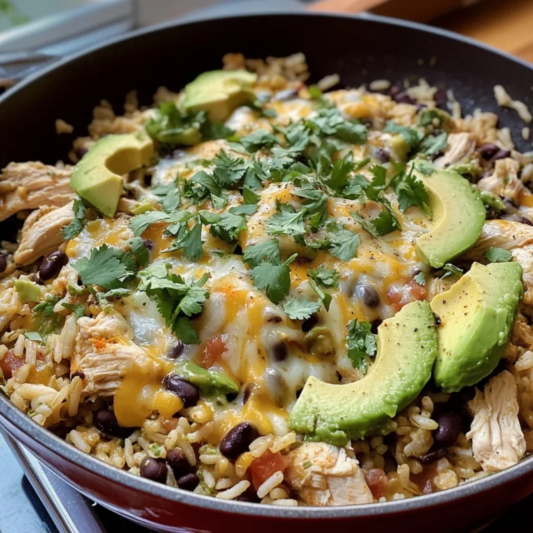 Salsa Verde Chicken & Rice Skillet