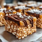 Salted Caramel Rice Krispie Treats: A Sweet & Salty Indulgence