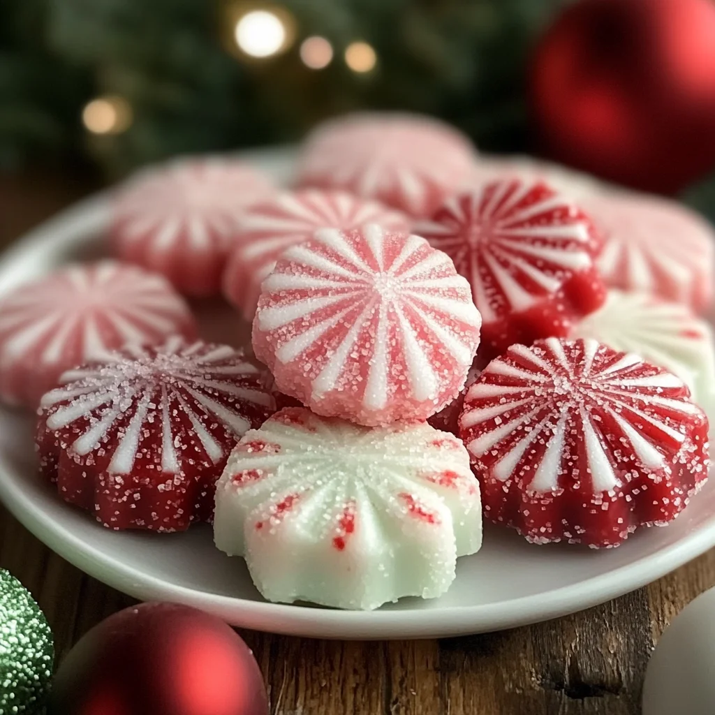 Soft Christmas Peppermints (Old-Fashioned Butter Mints)