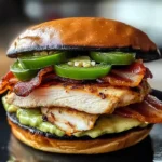 Spicy Grilled Chicken Avocado Sandwich