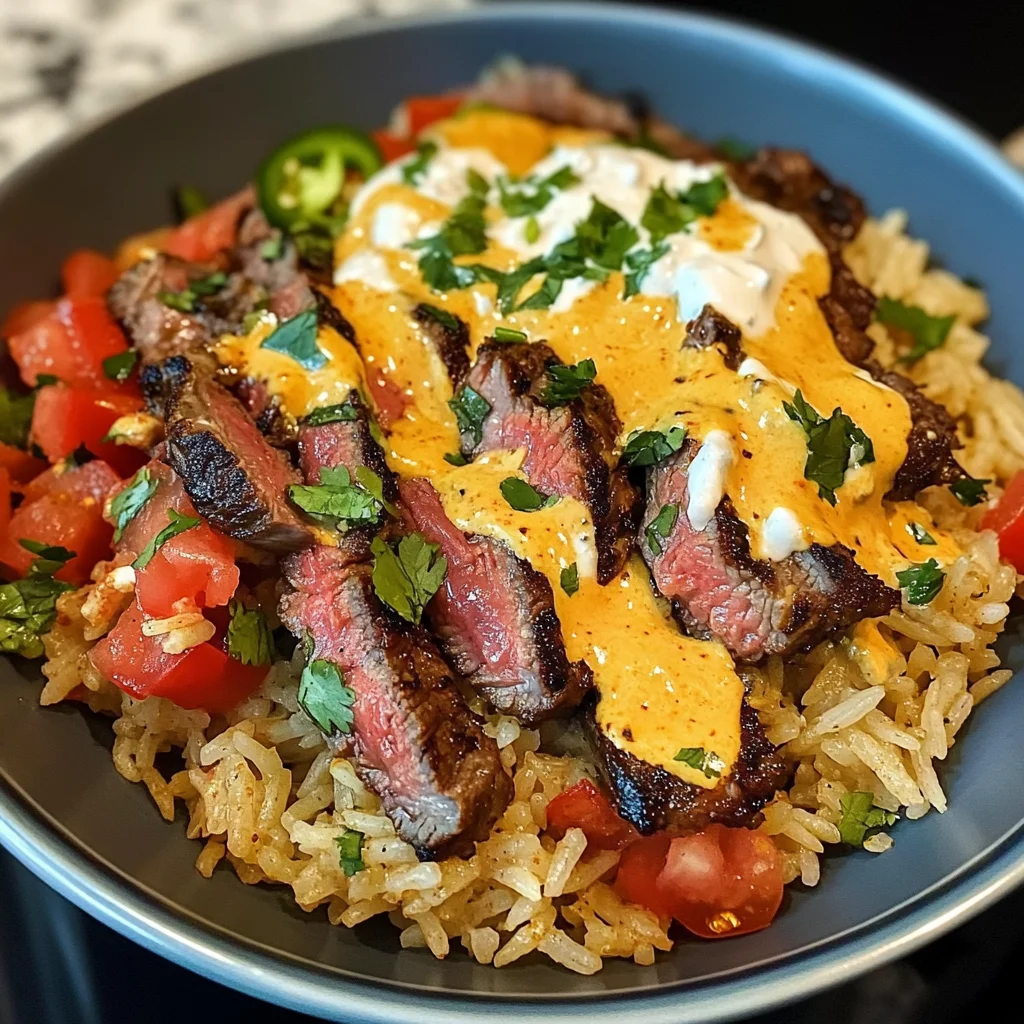 Steak Queso Rice : A Flavorful Recipe