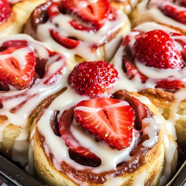 Strawberry Cheesecake Cinnabon Rolls Recipe