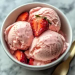 Strawberry Coconut Ice Cream