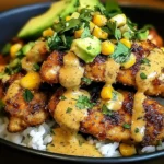 Street Corn Chicken Bowl: A Flavorful & Easy Recipe