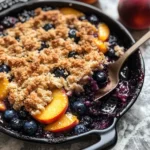 Blueberry Peach Crumble