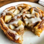 Cinnamon Roll Apple Pie