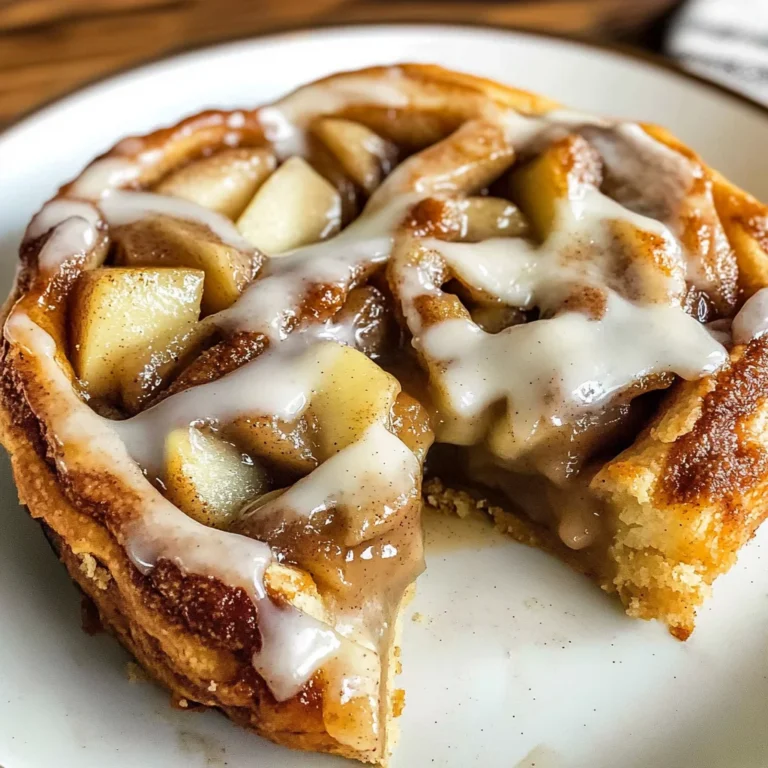 Cinnamon Roll Apple Pie