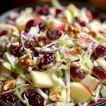 Cranberry Apple Coleslaw: A Delicious & Healthy Recipe