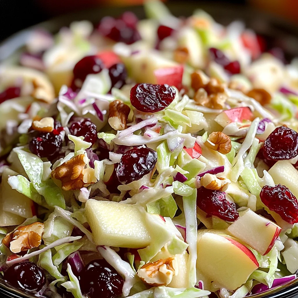 Cranberry Apple Coleslaw: A Delicious & Healthy Recipe
