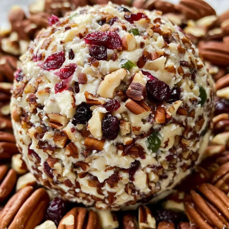 Cranberry Pecan Goat Cheese Ball