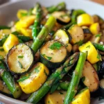Flavorful Asparagus with Zucchini and Squash