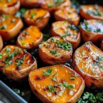 Garlic Butter Roasted Sweet Potatoes: A Delicious and Easy Recipe