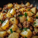 Ground turkey with potatoes