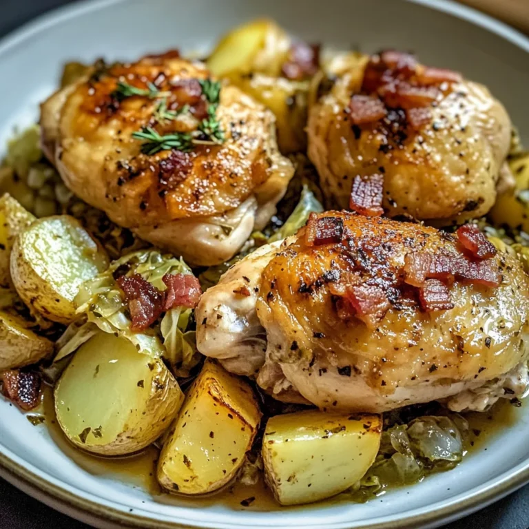 Irish Chicken with Cabbage and Potatoes