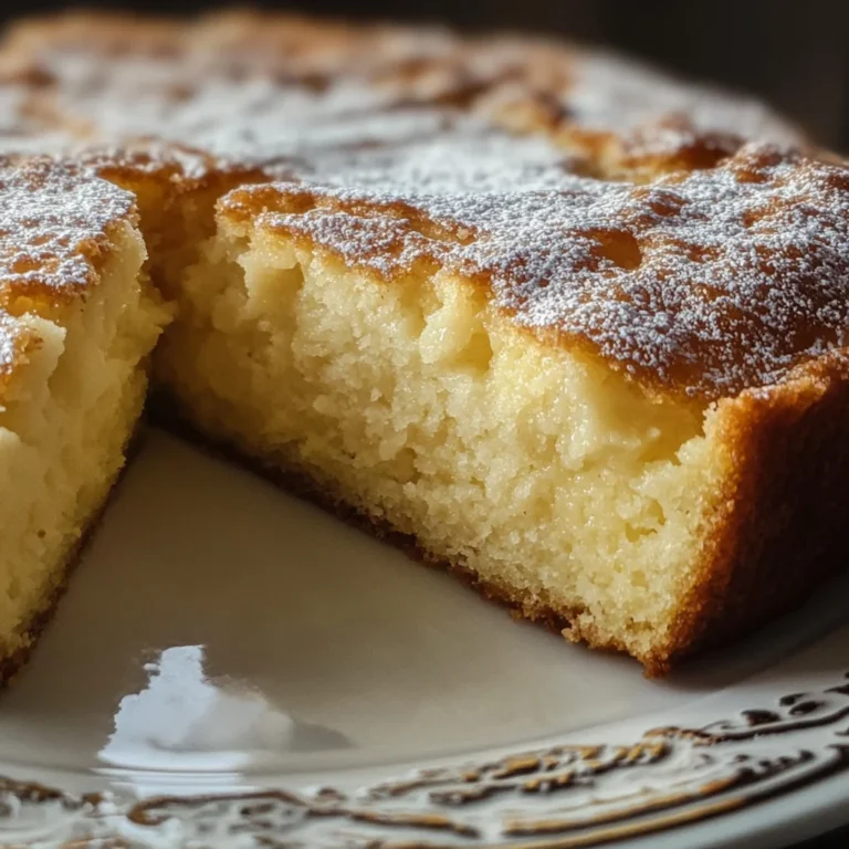 MIGLIACCIO: RICOTTA AND SEMOLINA CAKE