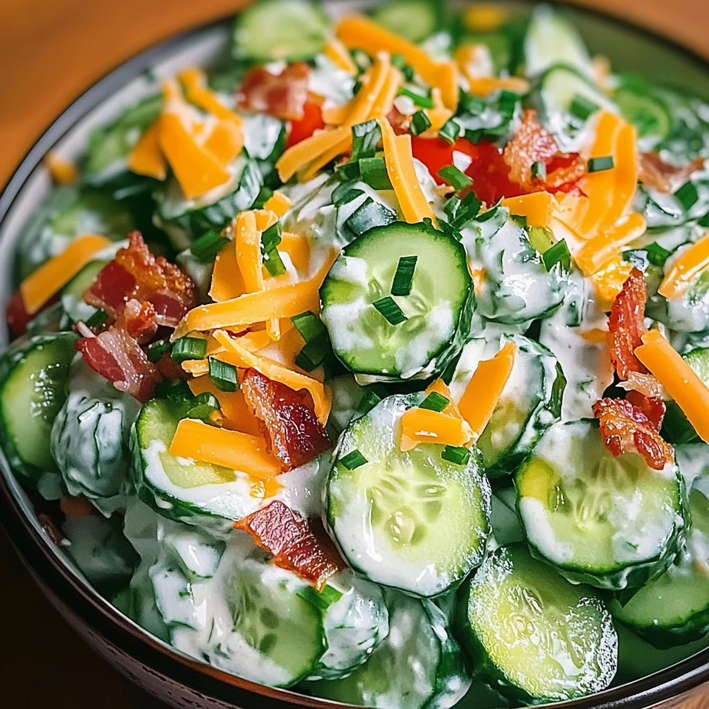 Refreshing Cucumber Ranch Crack Salad Recipe