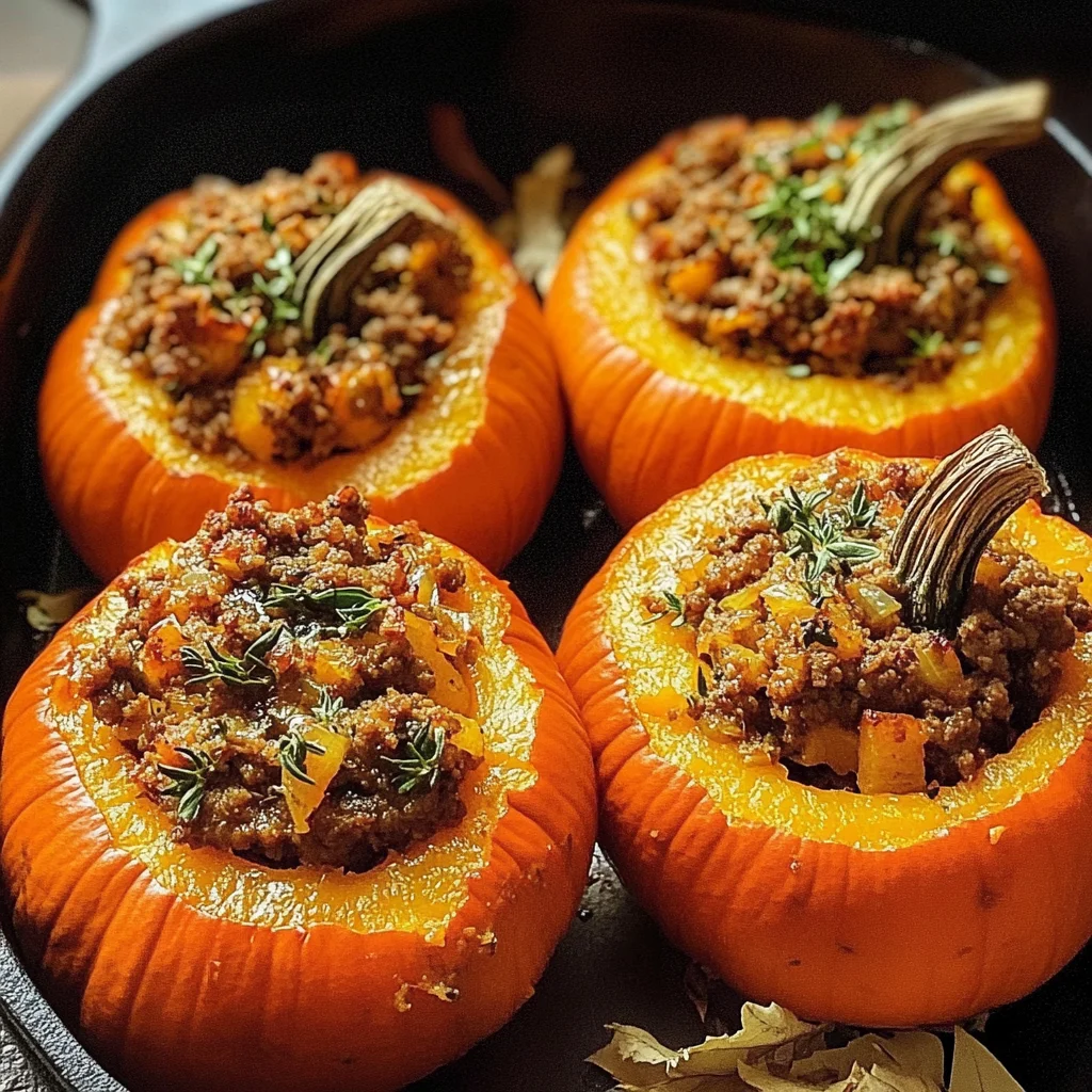 Stuffed Mini Pumpkins Recipe
